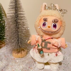 6pc CC Pink and White outfit Doll not included